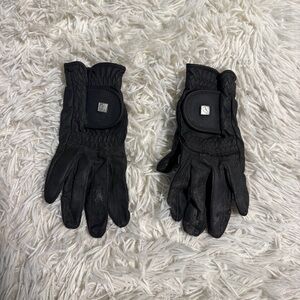Size 6 Black SSG Horseback Riding Gloves